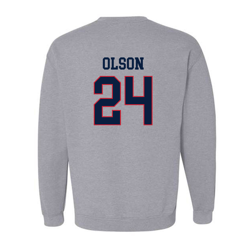 Gonzaga - NCAA Men's Soccer : Morgan Olson - Classic Shersey Crewneck Sweatshirt-1