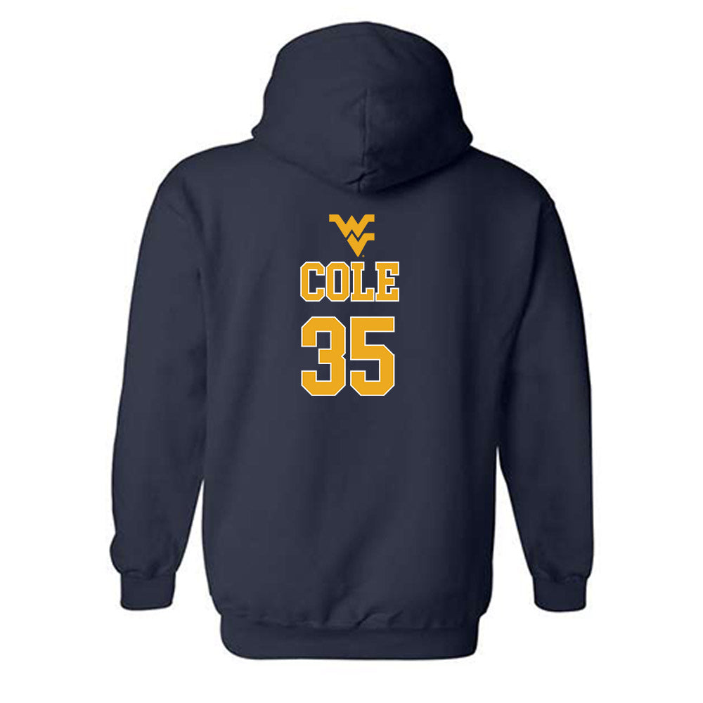 West Virginia - NCAA Baseball : Chansen Cole - Generic Sports Shersey Hooded Sweatshirt-1