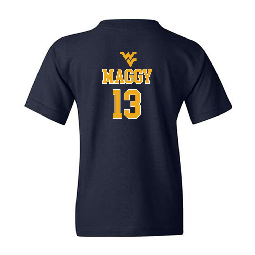 West Virginia - NCAA Baseball : Ryan Maggy - Generic Sports Shersey Youth T-Shirt-1