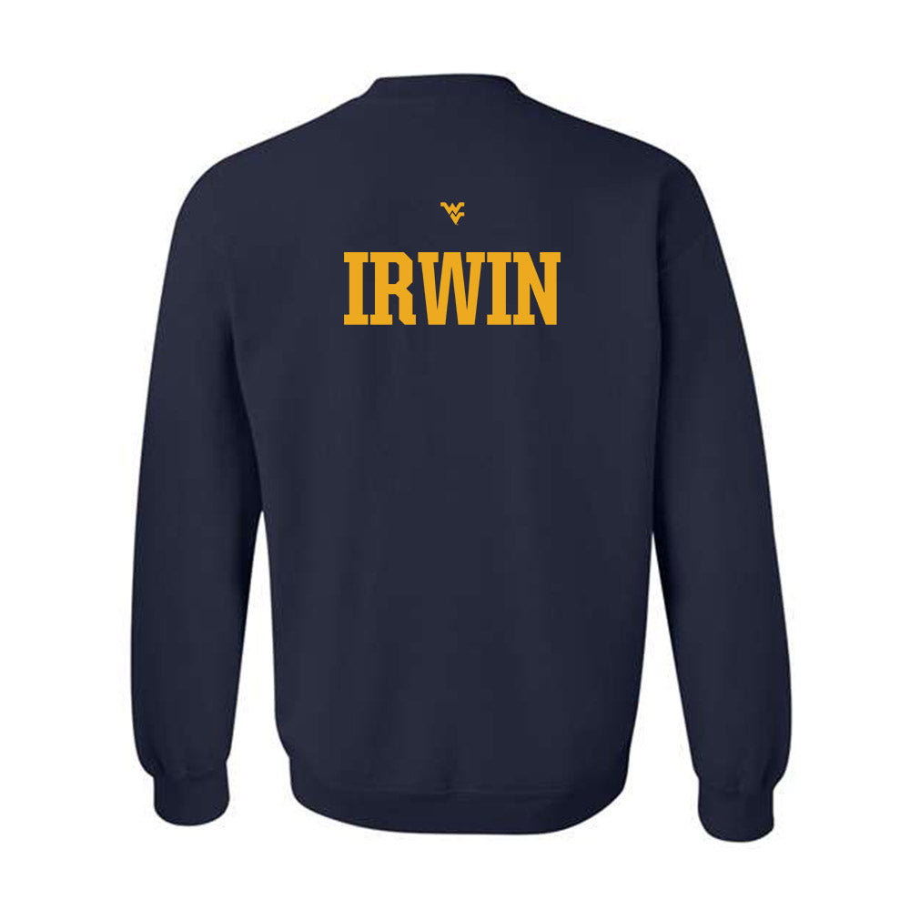 West Virginia - NCAA Women's Gymnastics : Brooke Irwin - Sports Shersey Crewneck Sweatshirt-1