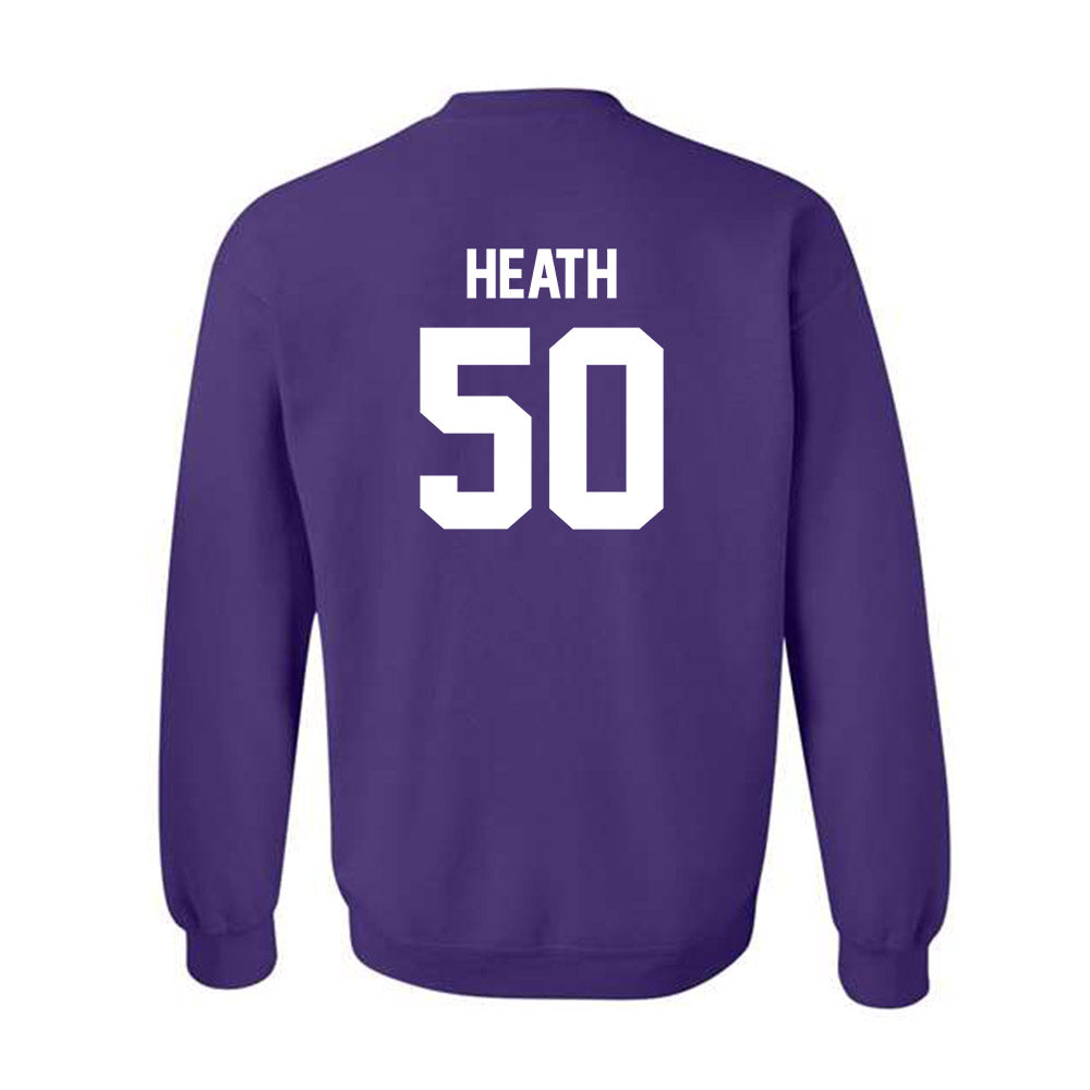 Kansas State - NCAA Football : Brock Heath - Sports Shersey Crewneck Sweatshirt-1