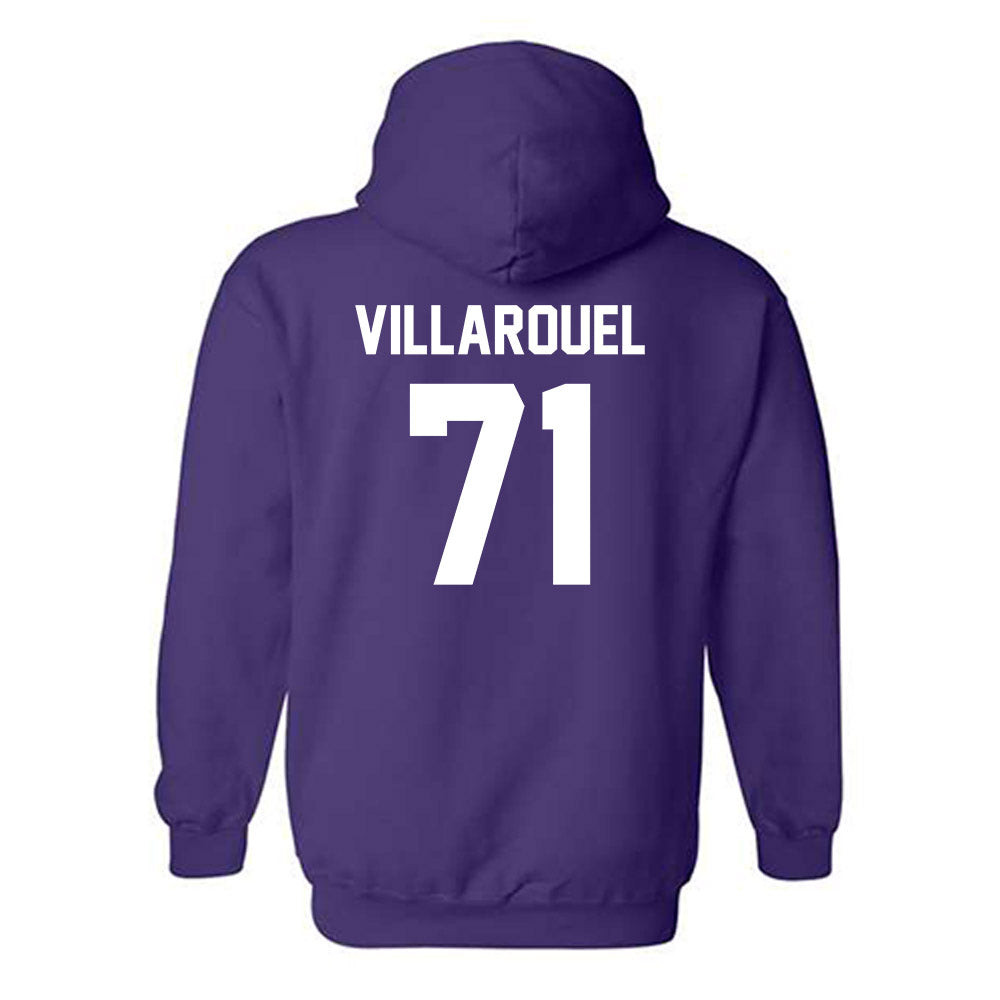 Kansas State - NCAA Football : Dylan Villarouel - Sports Shersey Hooded Sweatshirt-1