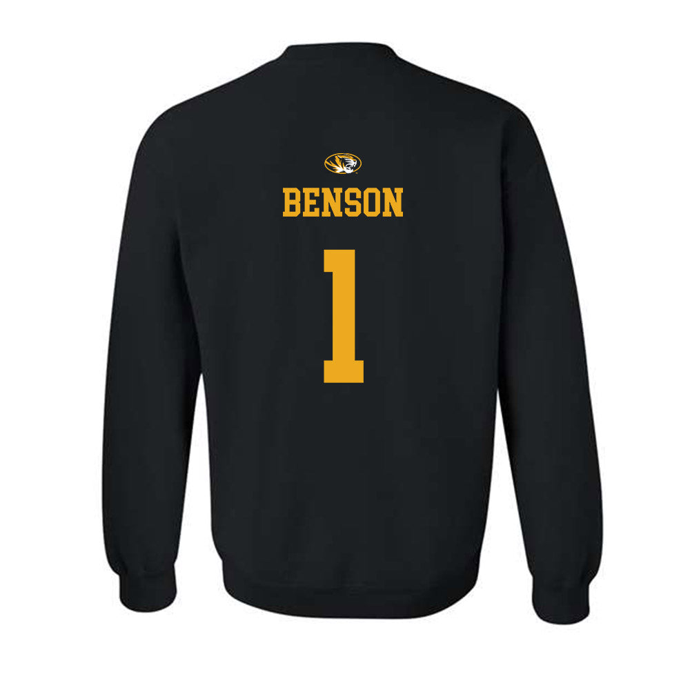 Missouri - NCAA Baseball : Cameron Benson - Sports Shersey Crewneck Sweatshirt-1