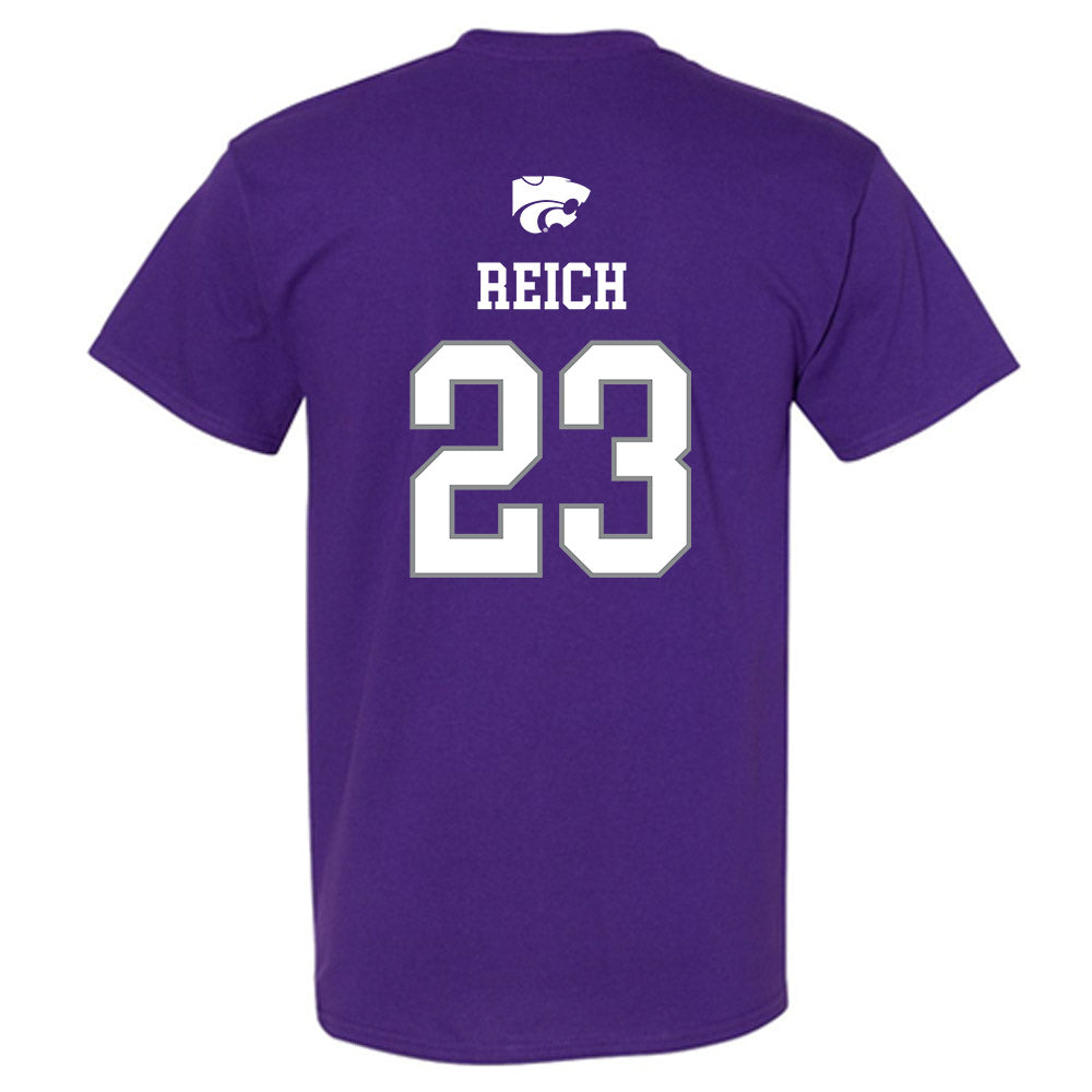 Kansas State - NCAA Baseball : Jonah Reich - Sports Shersey T-Shirt-1