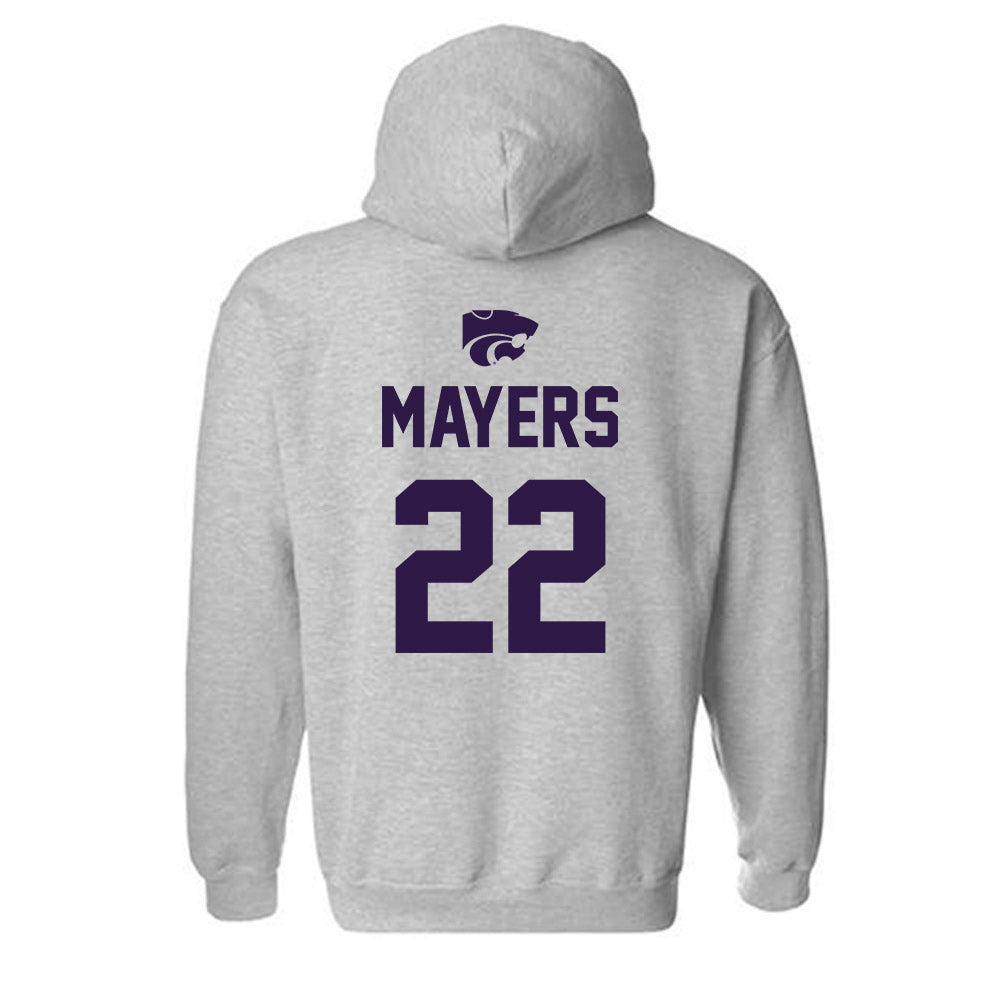 Kansas State - NCAA Women's Soccer : Langley Mayers - Sports Shersey Hooded Sweatshirt-1
