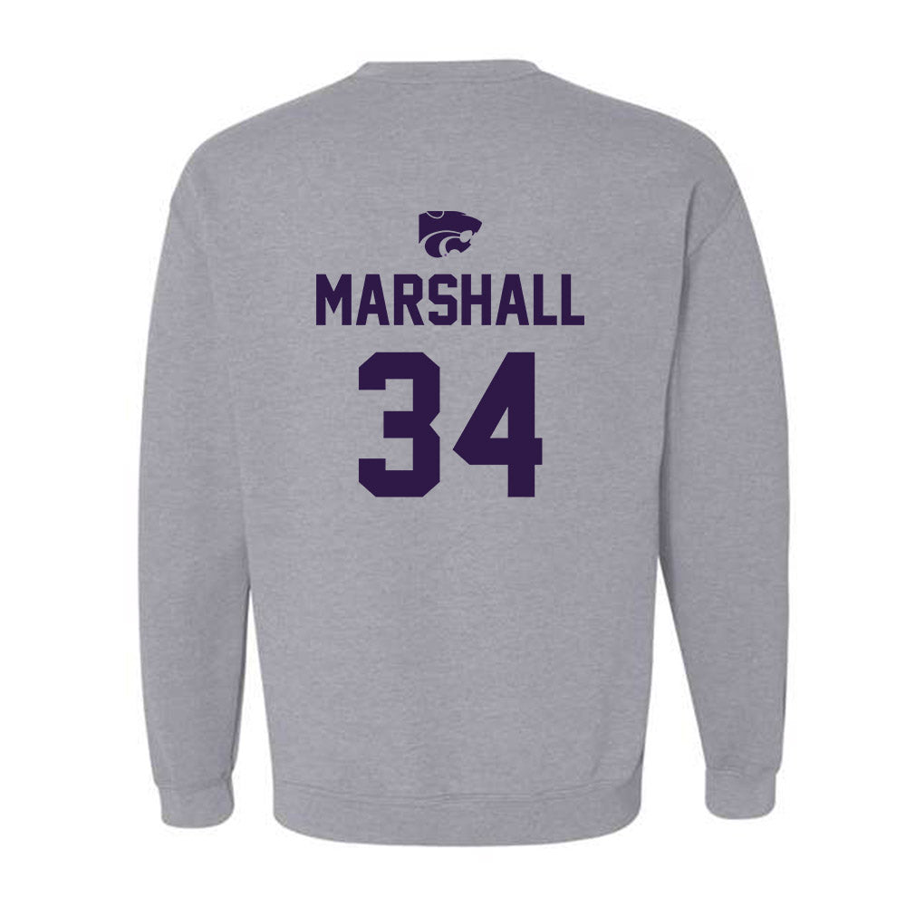 Kansas State - NCAA Women's Soccer : Allison Marshall - Sports Shersey Crewneck Sweatshirt-1