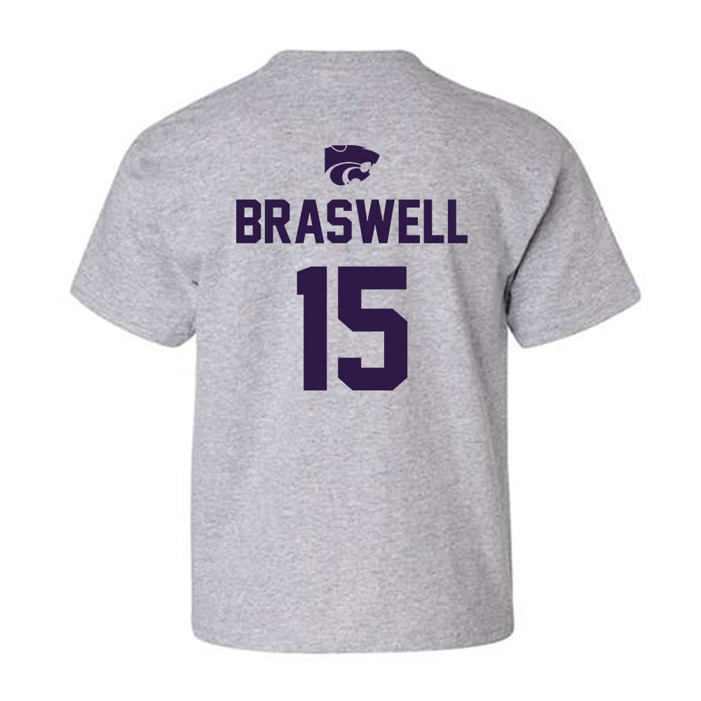Kansas State - NCAA Women's Soccer : McKinnan Braswell - Sports Shersey Youth T-Shirt-1