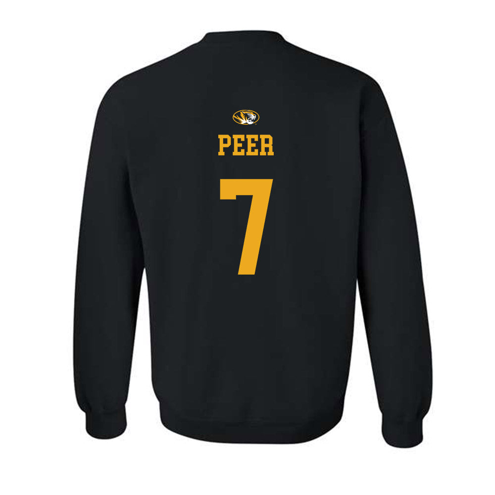 Missouri - NCAA Baseball : Kaden Peer - Sports Shersey Crewneck Sweatshirt-1