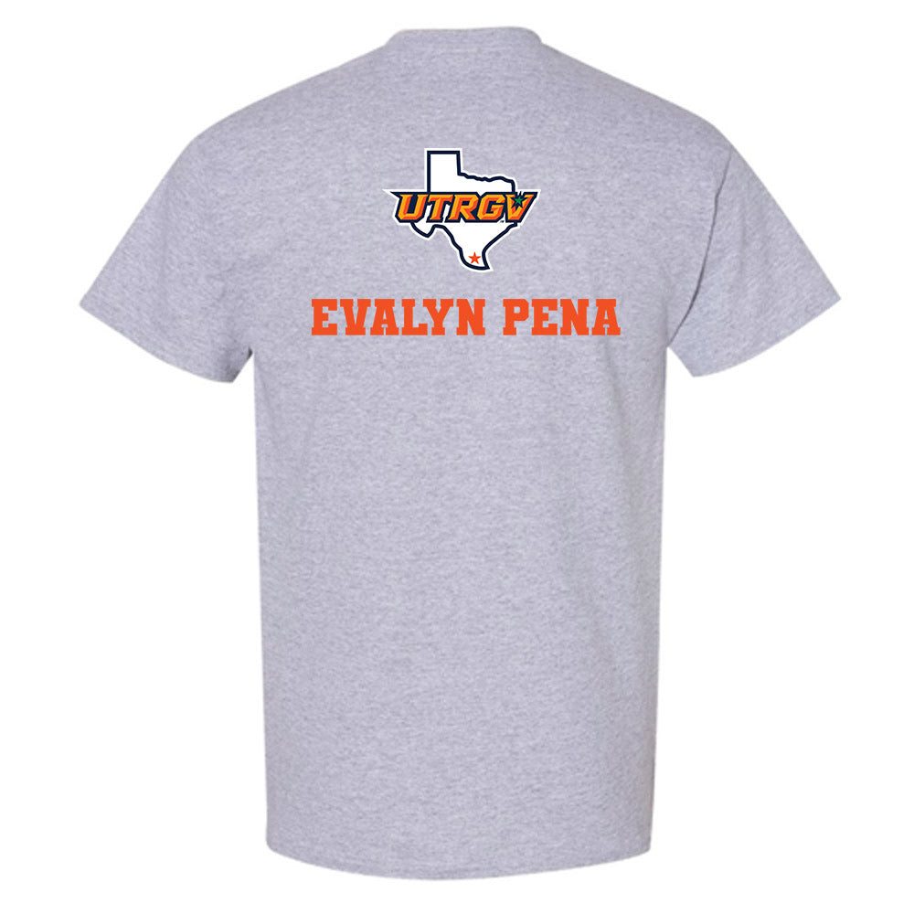 UTRGV - NCAA Women's Track & Field : Evalyn Pena - Sports Shersey T-Shirt-1