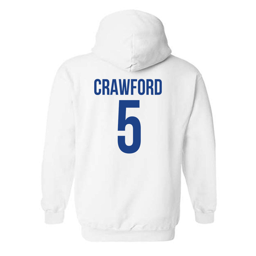 Drake - NCAA Women's Basketball : Mya Crawford - Classic Shersey Hooded Sweatshirt-1