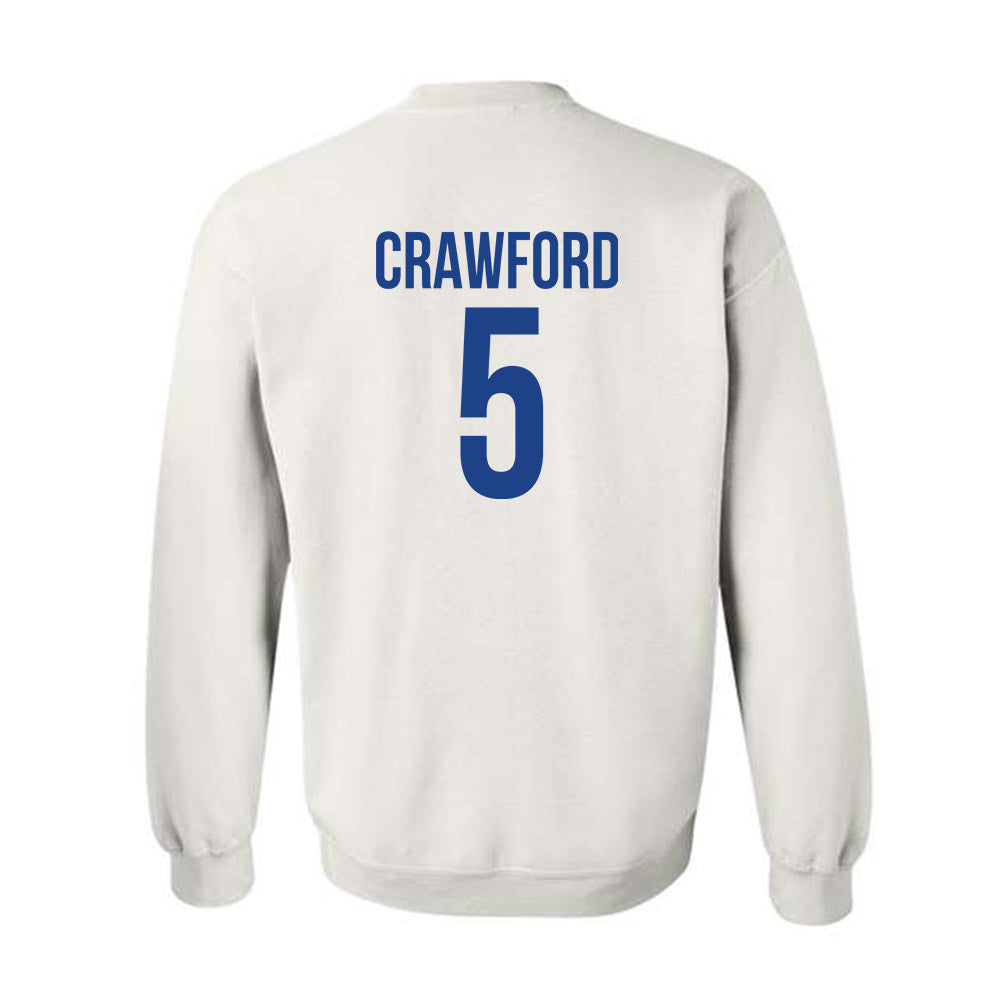Drake - NCAA Women's Basketball : Mya Crawford - Classic Shersey Crewneck Sweatshirt-1