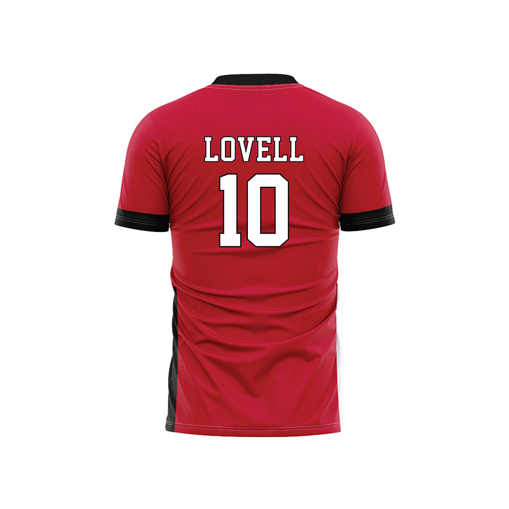 Utah - NCAA Women's Soccer : Londyn Lovell - Red Soccer Jersey-1