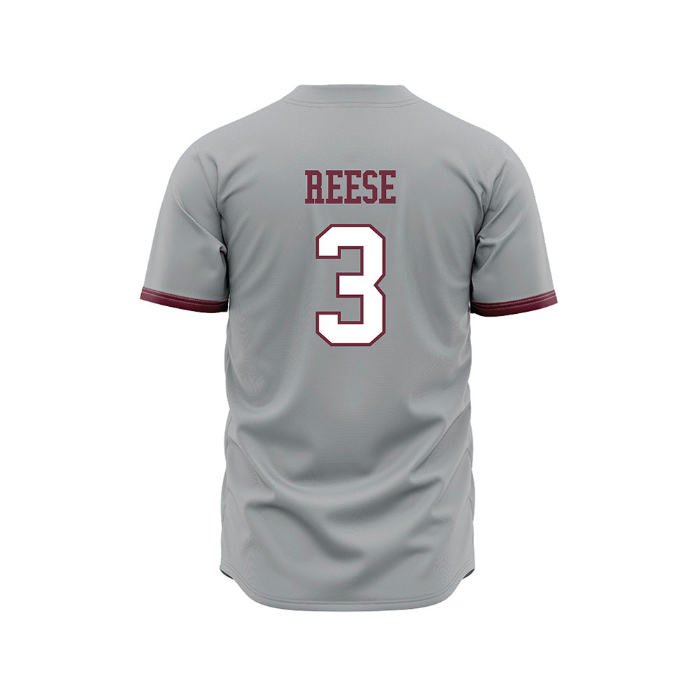Mississippi State - NCAA Baseball : Ace Reese - Gray Slate Jersey-1