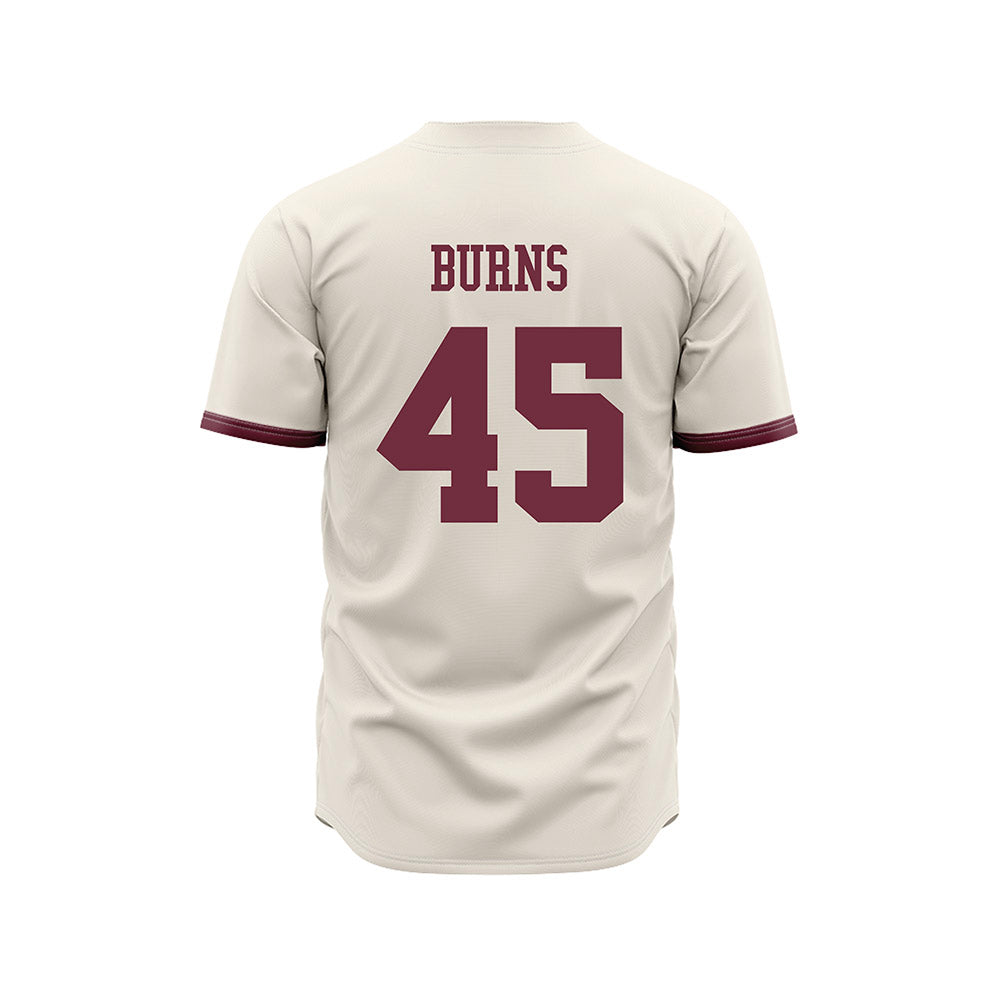 Mississippi State - NCAA Baseball : Dane Burns - Cream Jersey-1