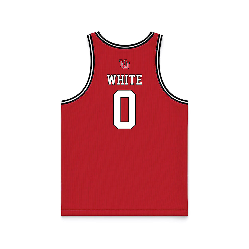 Utah - NCAA Women's Basketball : Lani White - Red Basketball Jersey-1