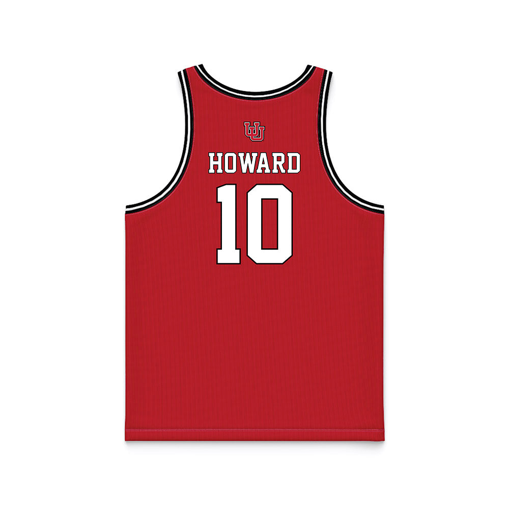 Utah - NCAA Men's Basketball : Jahki Howard - Red Basketball Jersey-1