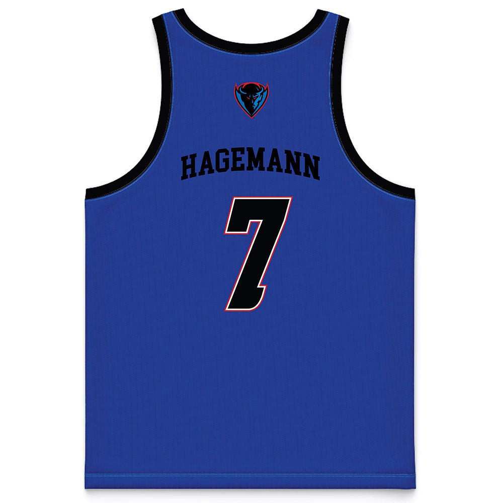 DePaul - NCAA Women's Basketball : Devin Hagemann - Purple Basketball Jersey-1
