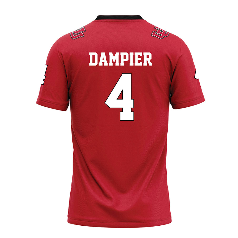 Utah - NCAA Football : Devon Dampier - Red Football Jersey-1
