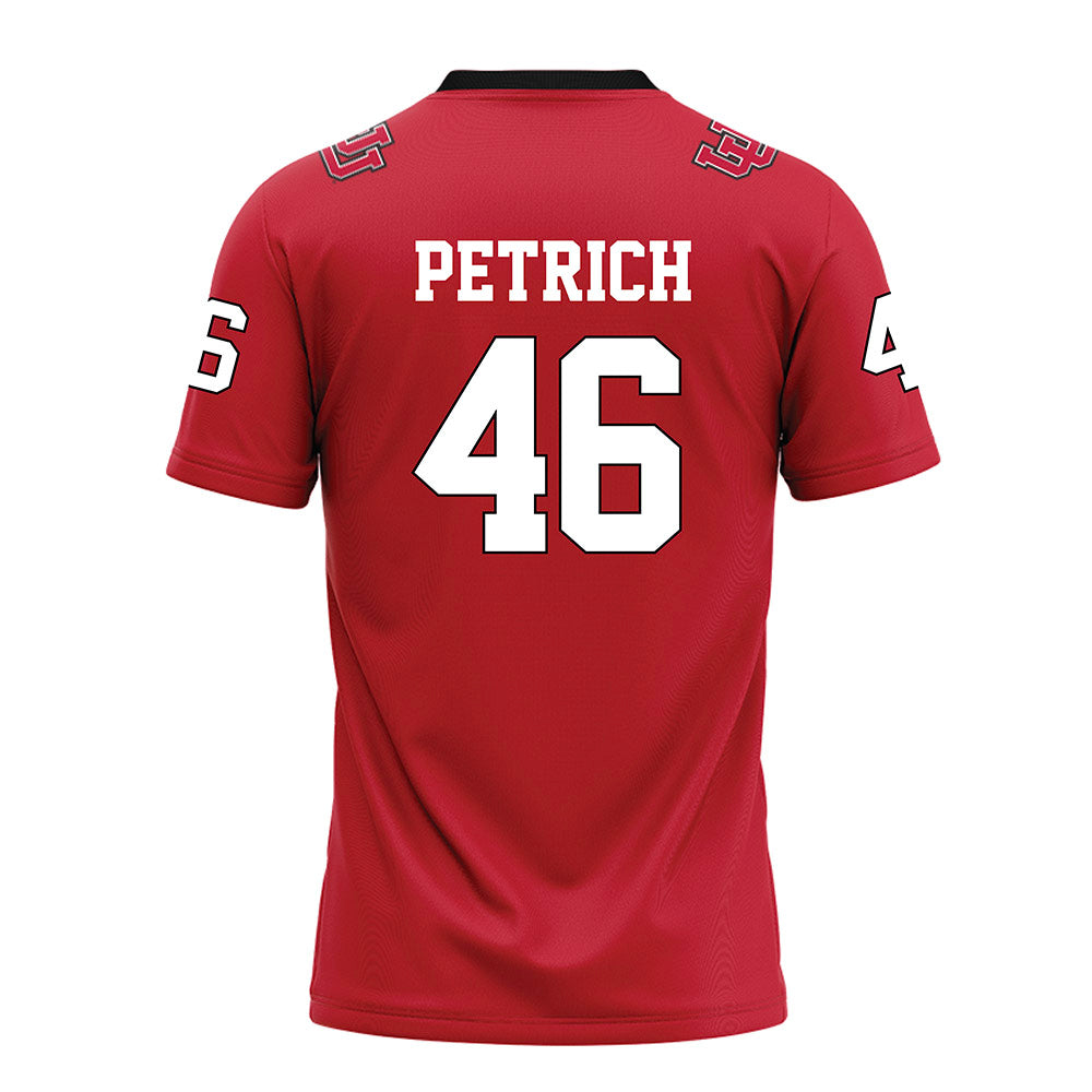 Utah - NCAA Football : Robert Petrich - Red Football Jersey-1