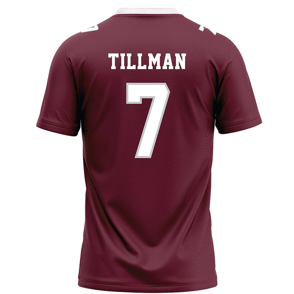 Mississippi State - NCAA Football : Zakari Tillman - Maroon Football Jersey-1