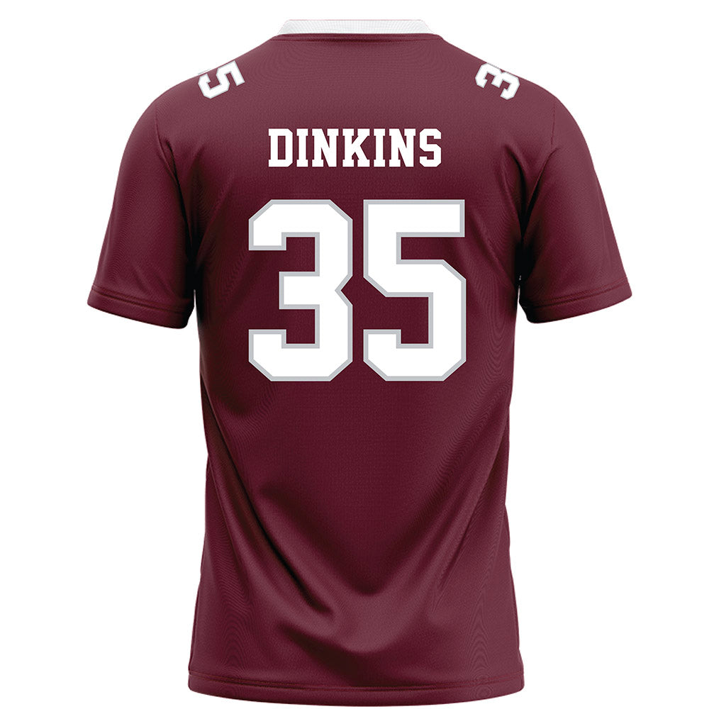 Mississippi State - NCAA Football : Kalvin Dinkins - Maroon Football Jersey-1