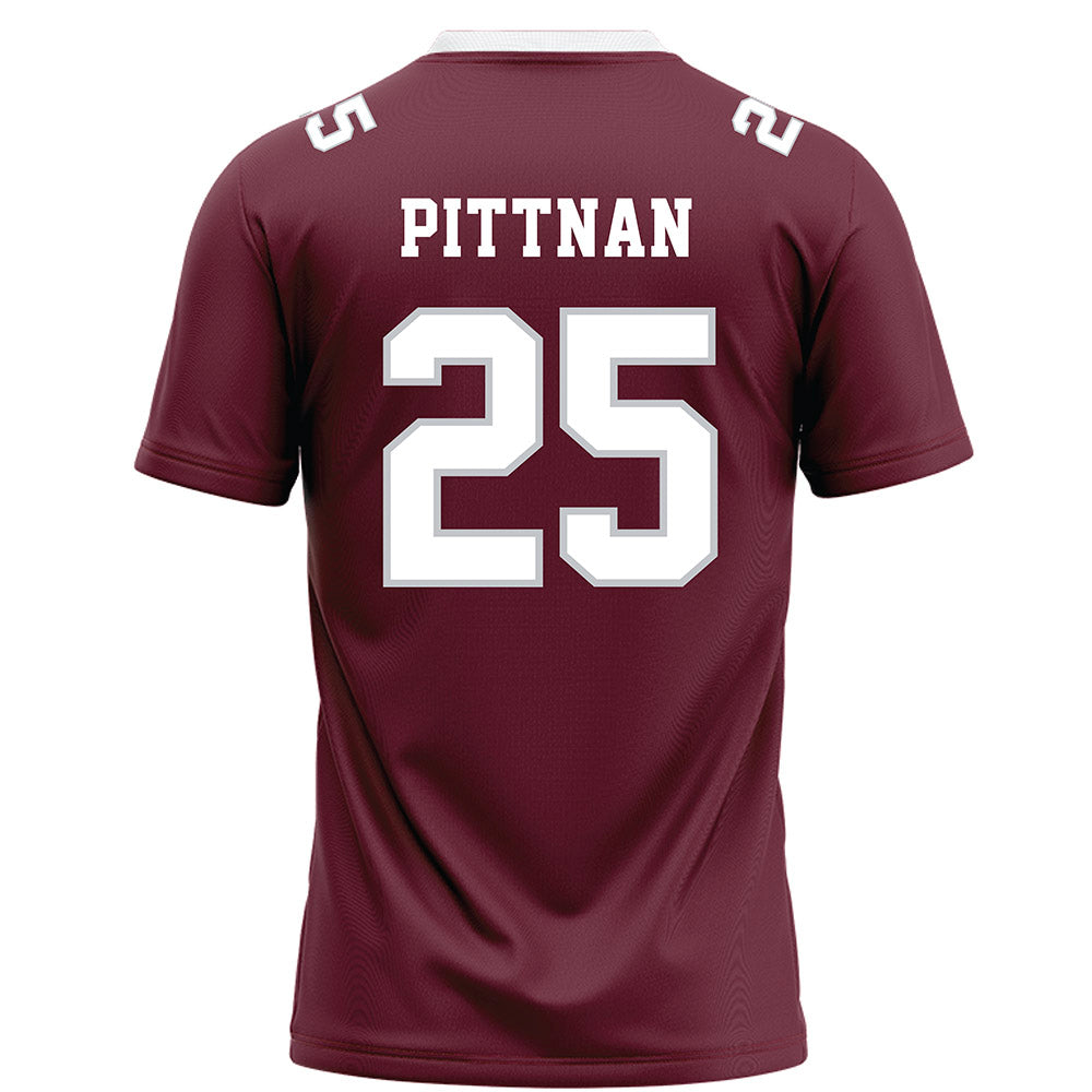 Mississippi State - NCAA Football : Jeffery Pittnan - Maroon Football Jersey-1