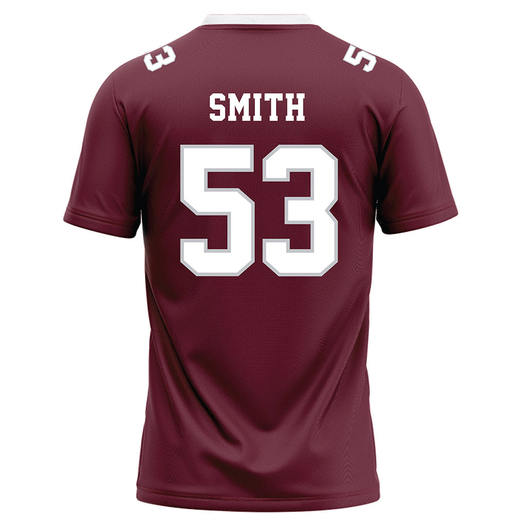 Mississippi State - NCAA Football : Brennan Smith - Maroon Football Jersey-1