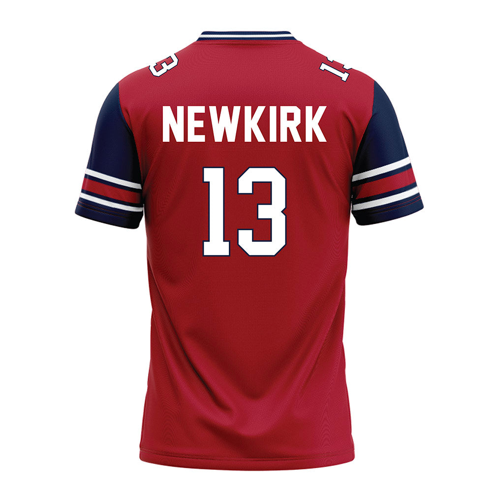 Liberty - NCAA Football : Nasir Newkirk - Red Football Jersey-1