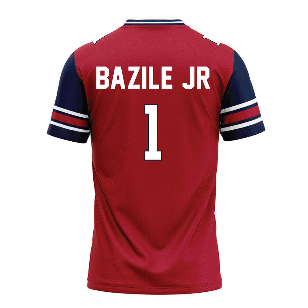Liberty - NCAA Football : CJ Bazile Jr - Red Football Jersey-1