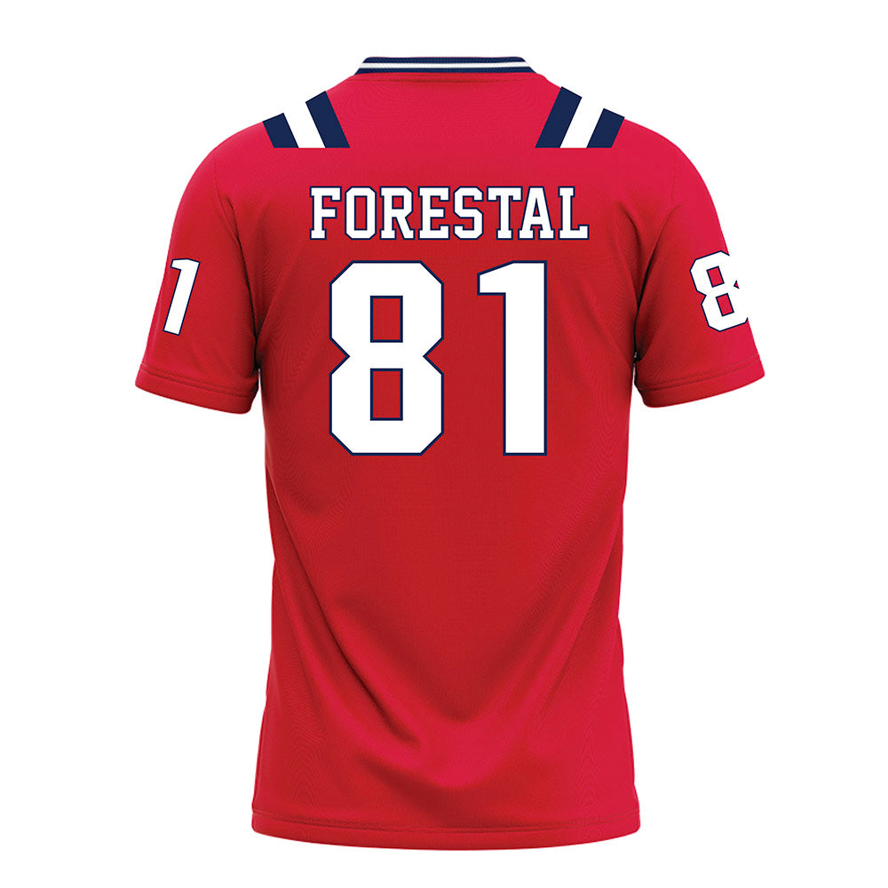 Dayton - NCAA Football : Harrison Forestal - Red Football Jersey-1