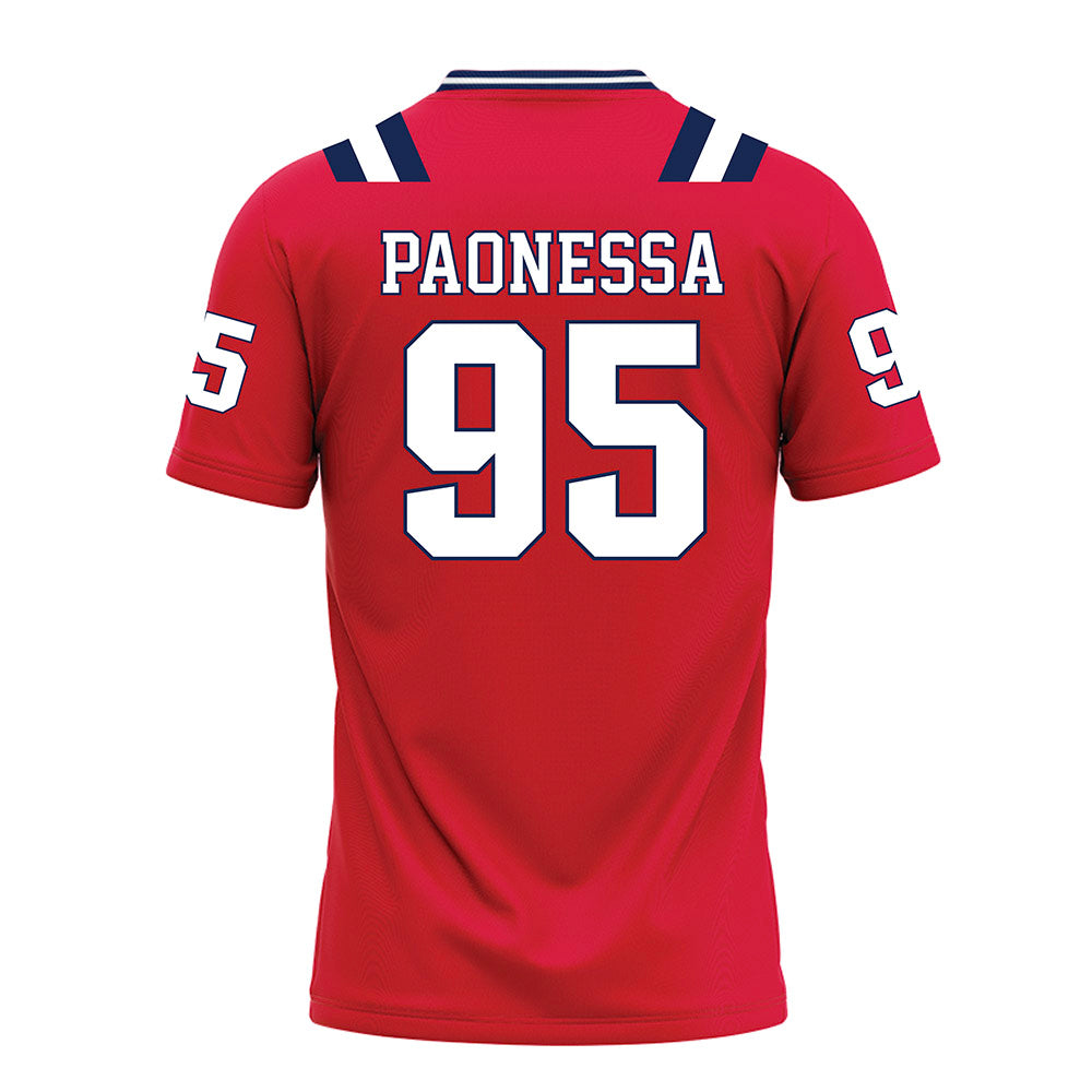 Dayton - NCAA Football : Vito Paonessa - Red Football Jersey-1