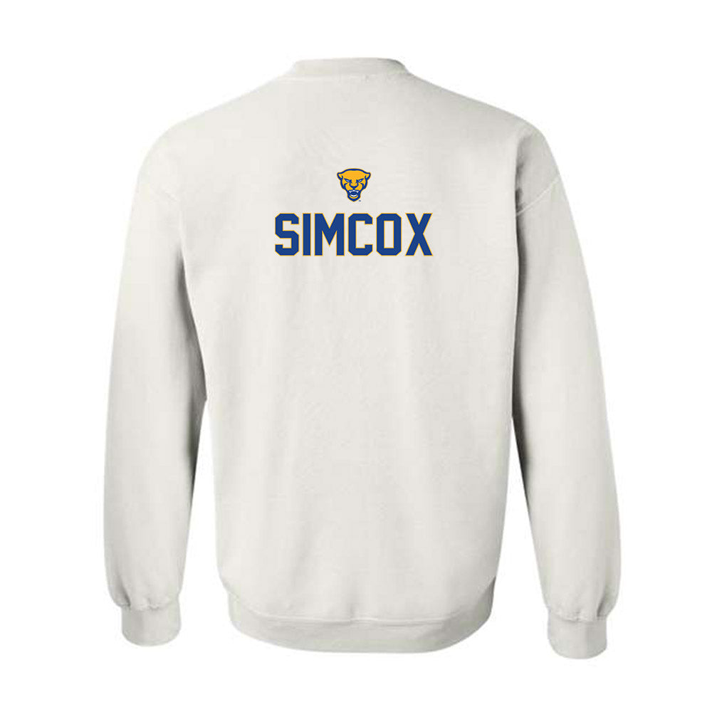 Pittsburgh - NCAA Women's Gymnastics : Darbi Simcox - Sports Shersey Crewneck Sweatshirt-1