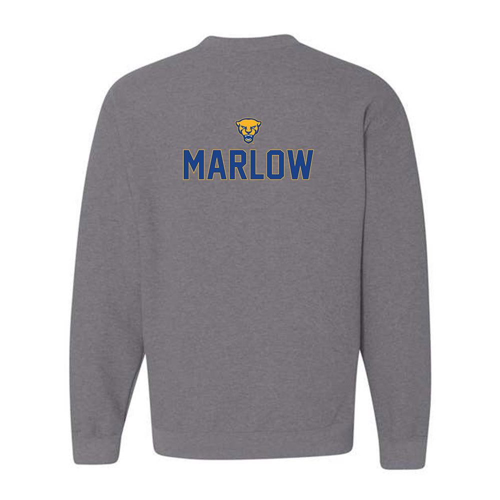 Pittsburgh - NCAA Wrestling : Bode Marlow - Sports Shersey Crewneck Sweatshirt-1