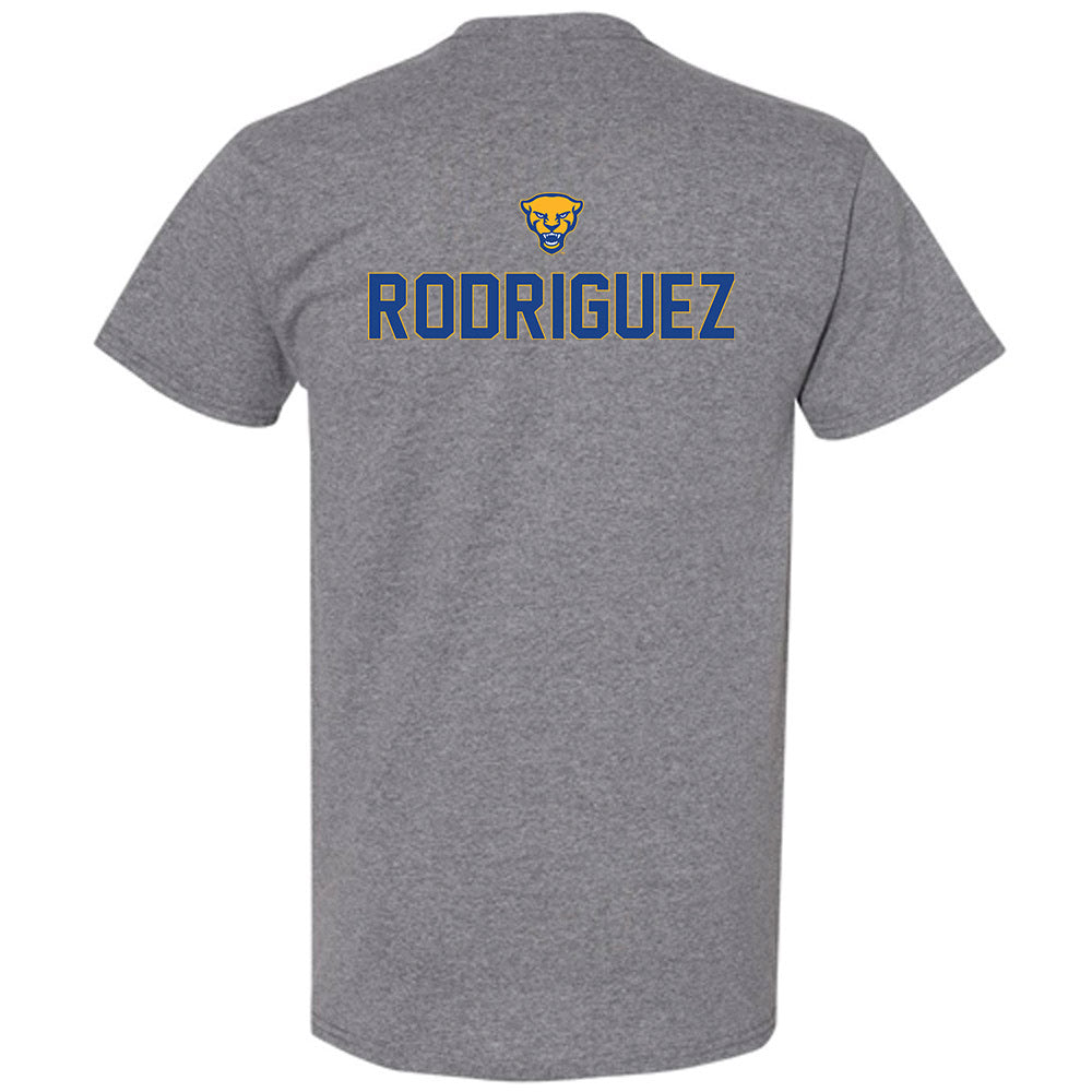 Pittsburgh - NCAA Wrestling : Caleb Rodriguez - Sports Shersey T-Shirt-1