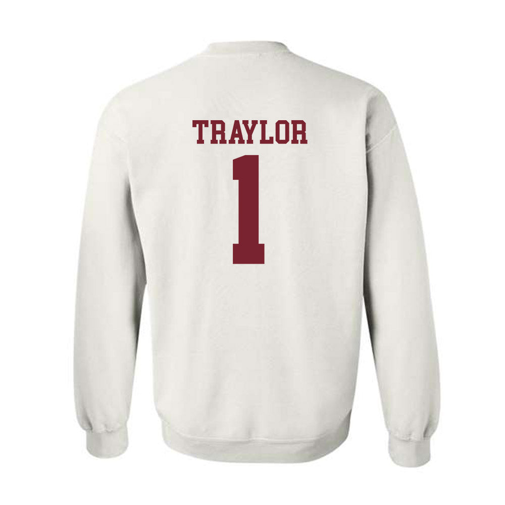 Charleston - NCAA Men's Basketball : Chadlyn Traylor - Sports Shersey Crewneck Sweatshirt-1