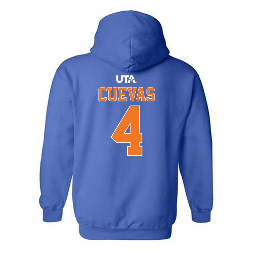 Texas Arlington - NCAA Baseball : Javier Cuevas - Sports Shersey Hooded Sweatshirt-1
