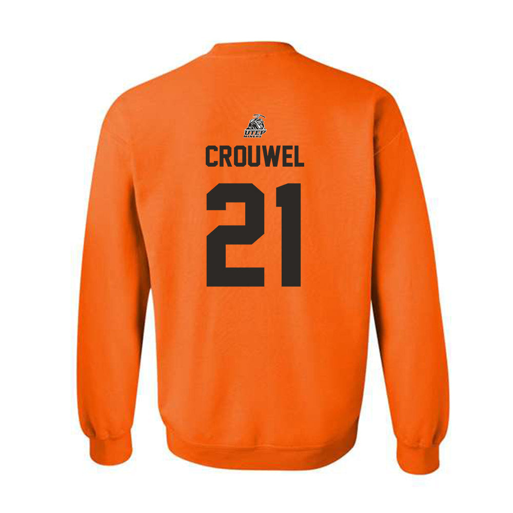 UTEP - NCAA Softball : Marijn Crouwel - Sports Shersey Crewneck Sweatshirt-1