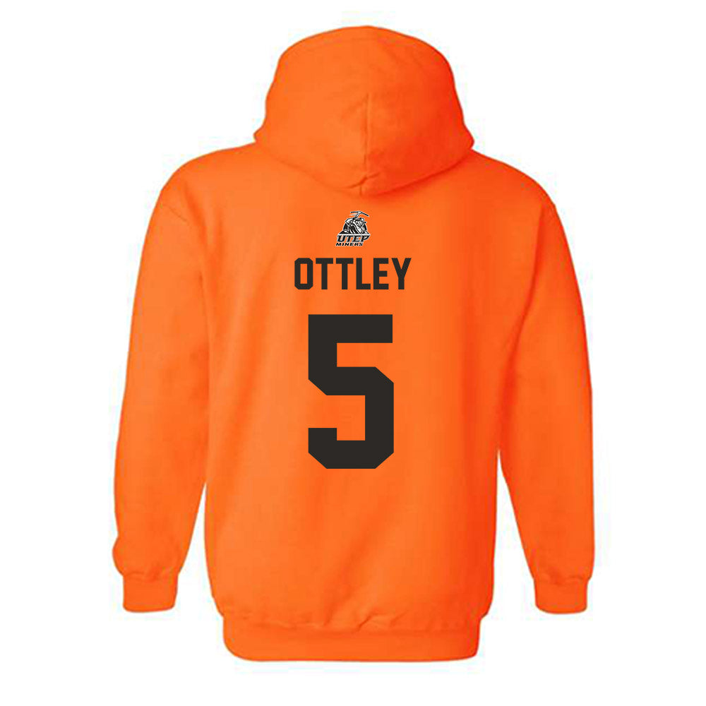 UTEP - NCAA Softball : Aylani Ottley - Sports Shersey Hooded Sweatshirt-1