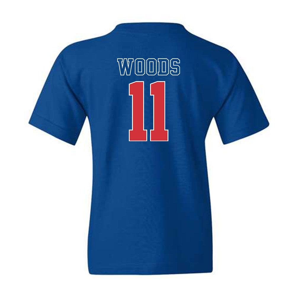 LA Tech - NCAA Football : Cedric Woods - Sports Shersey Youth T-Shirt