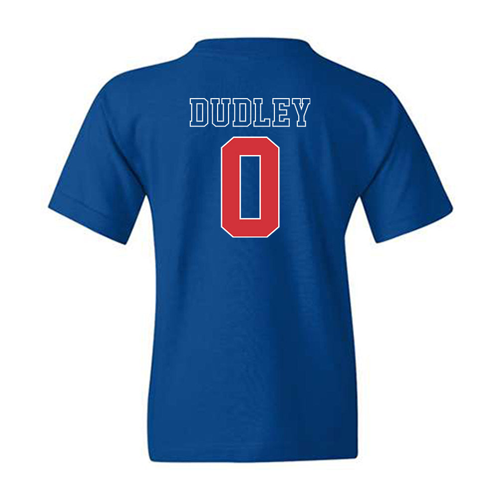 LA Tech - NCAA Men's Basketball : DJ Dudley - Sports Shersey Youth T-Shirt-1