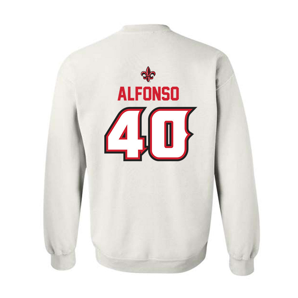 Louisiana - NCAA Baseball : Cowan Alfonso - Sports Shersey Crewneck Sweatshirt-1