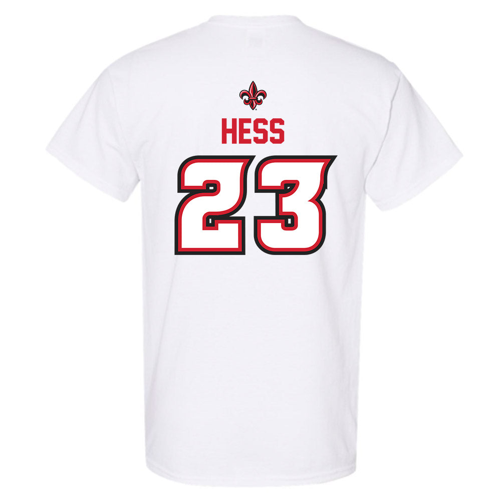 Louisiana - NCAA Baseball : Tate Hess - Sports Shersey T-Shirt-1