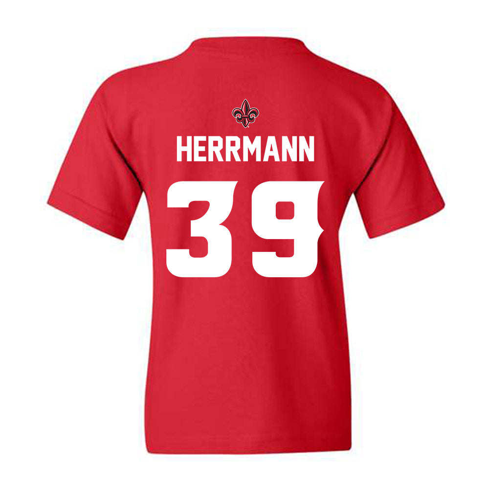 Louisiana - NCAA Baseball : Andrew Herrmann - Youth T-Shirt Sports Shersey