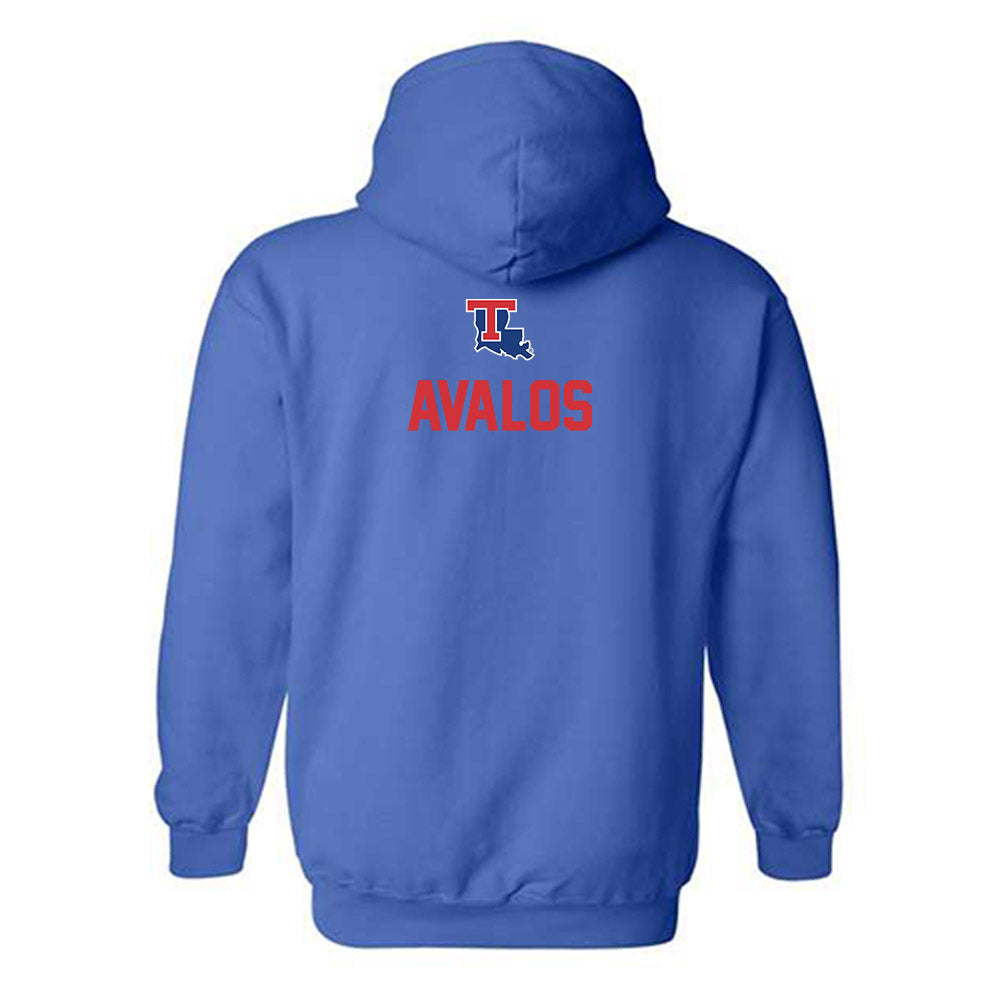 LA Tech - NCAA Women's Bowling : Paulina Avalos - Generic Shersey Hooded Sweatshirt-1