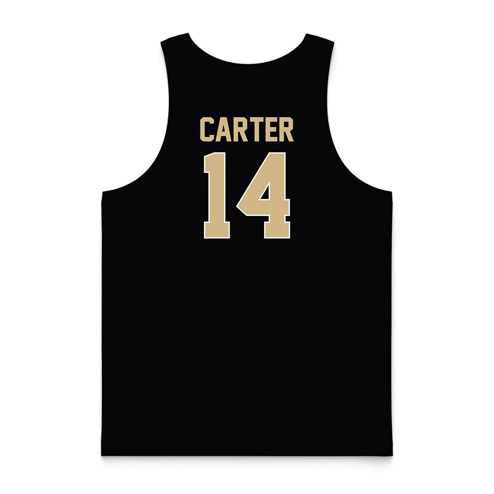 Wake Forest - NCAA Women's Basketball : Mary Carter - Black Basketball Jersey-1