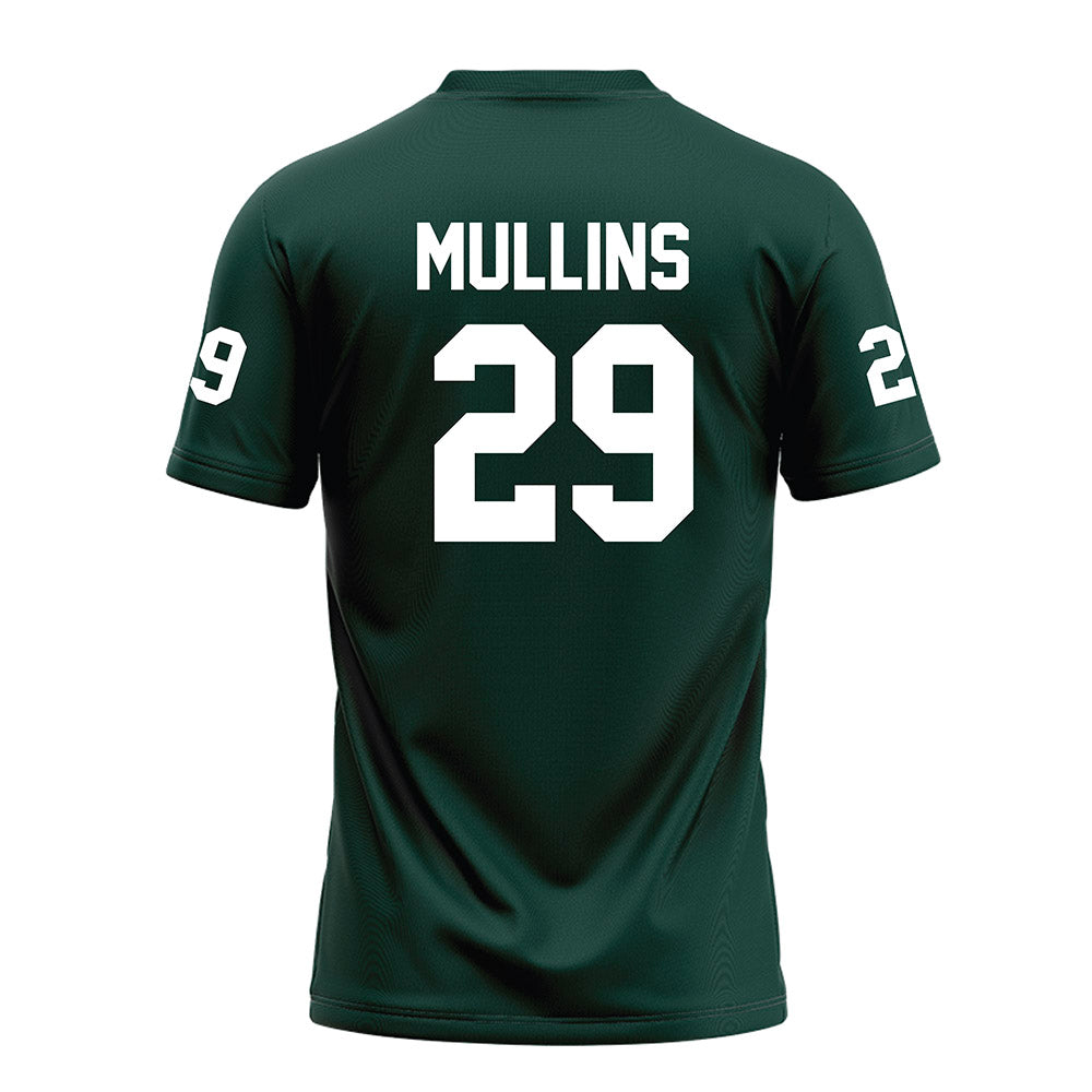 Michigan State - NCAA Football : George Mullins - Green Football Jersey-1