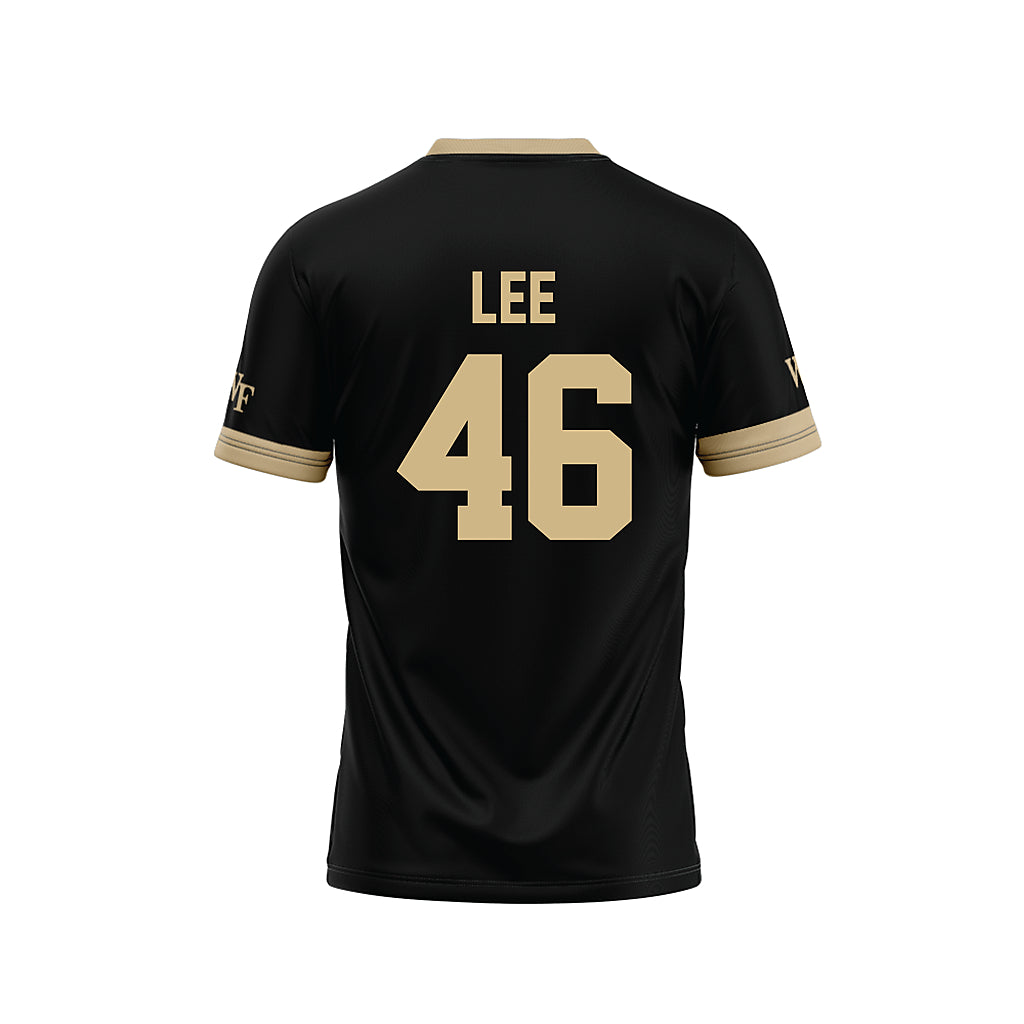 Wake Forest - NCAA Football : Kerrington Lee - Black Football Jersey-1