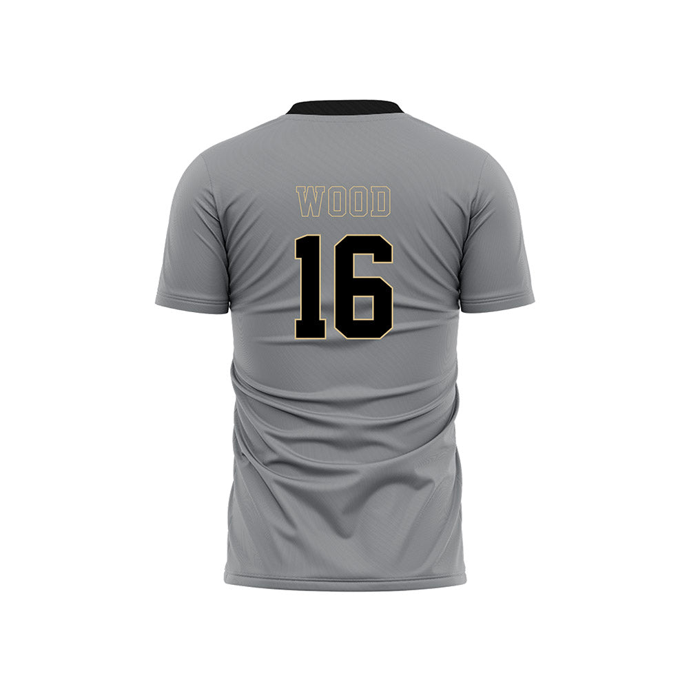 Wake Forest - NCAA Women's Soccer : Alex Wood - Pattern Black Soccer Jersey