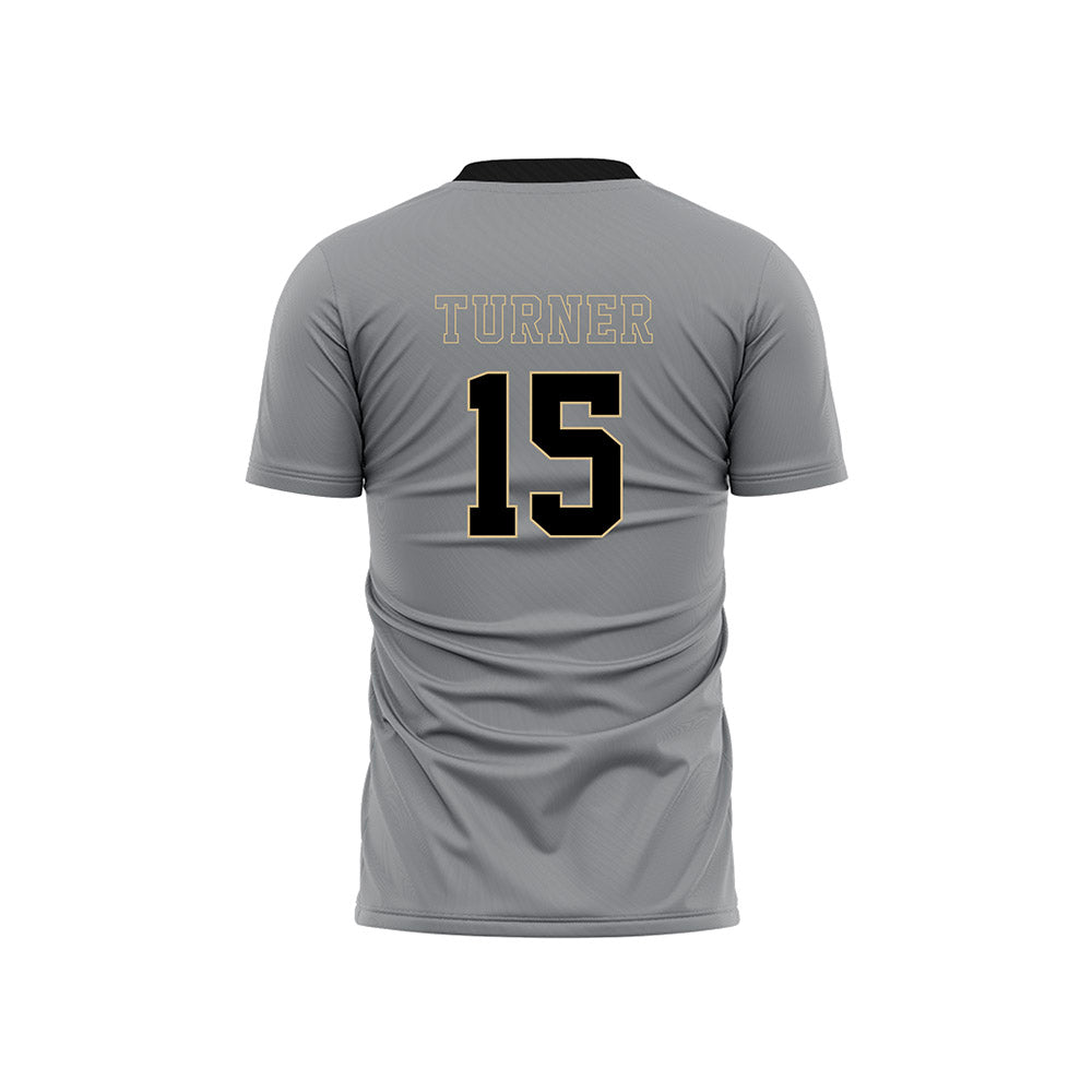 Wake Forest - NCAA Women's Soccer : Jordan Turner - Pattern Black Soccer Jersey-1