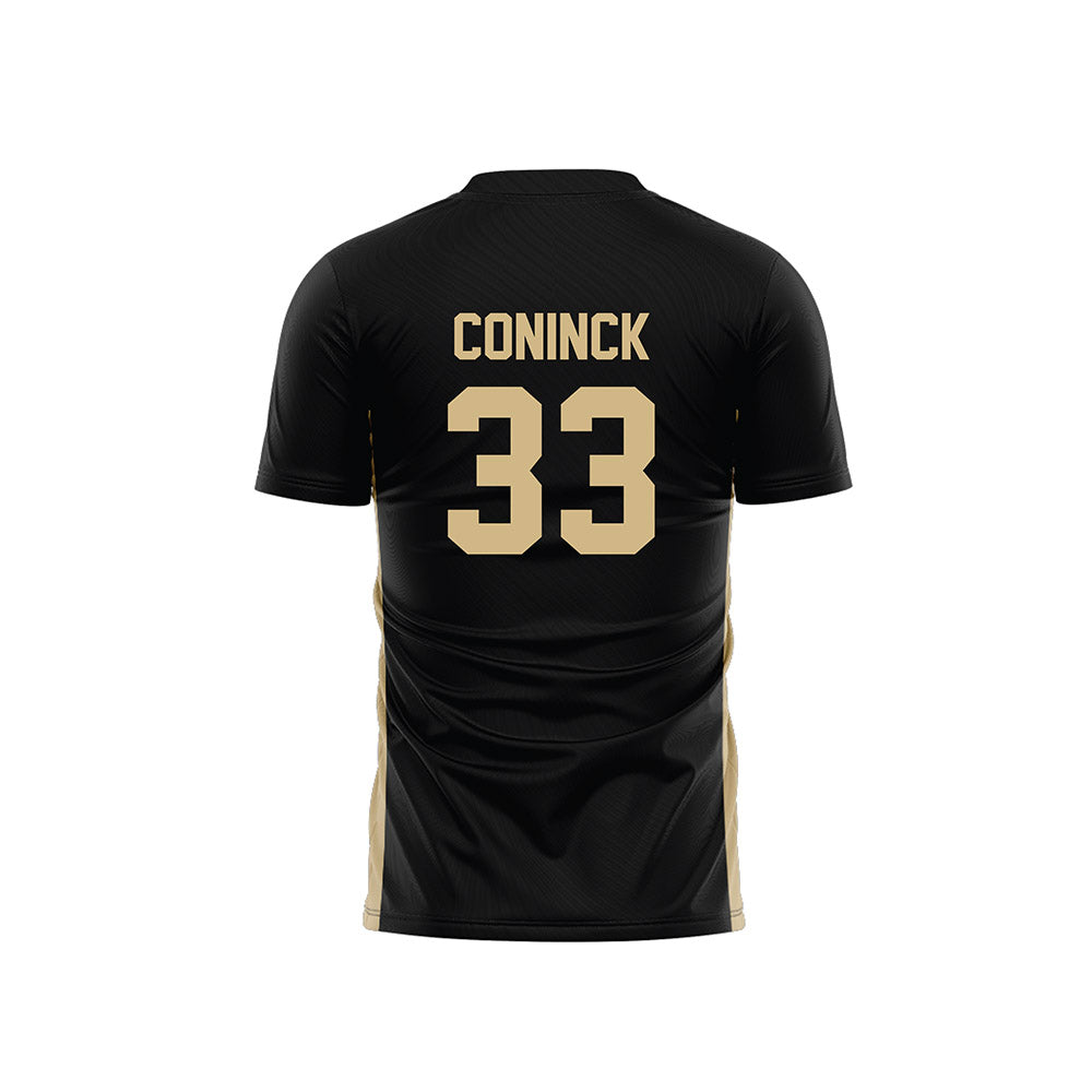 Wake Forest - NCAA Women's Soccer : Victoria Coninck - Black Soccer Jersey-1